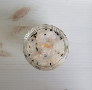 Lavender Bath Salt with spoon