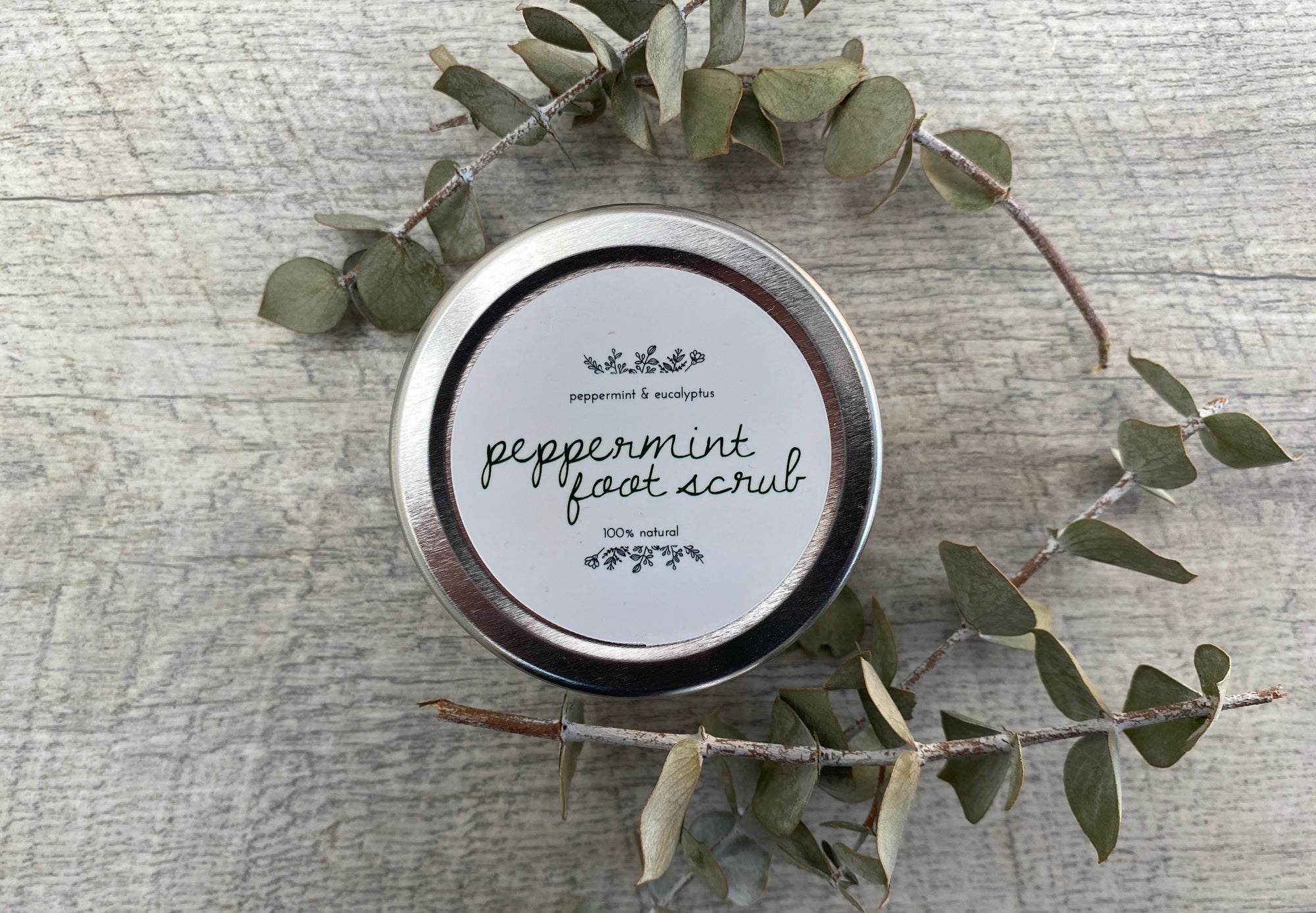 Peppermint & Eucalyptus Foot Scrub