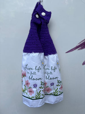 Crochet Tea towels set of 2