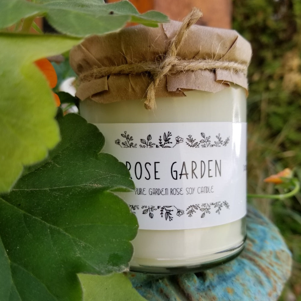 Sanctuary Soy Candle Rose Garden
