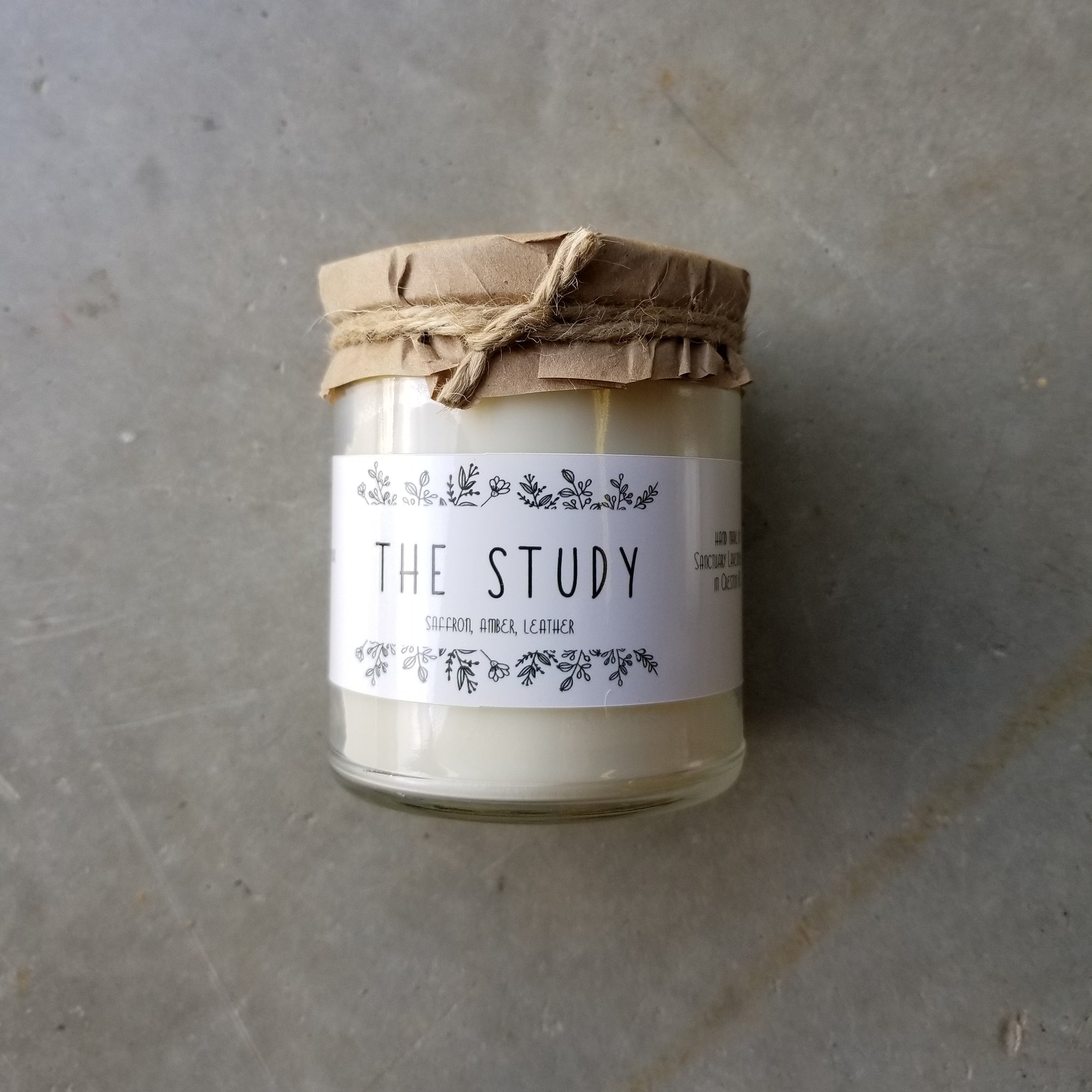 Sanctuary Soy Candle The Study