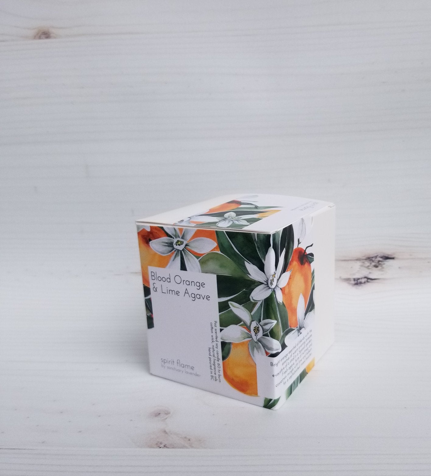 Spirit Flame Soy Candle Blood Orange & Lime Agave