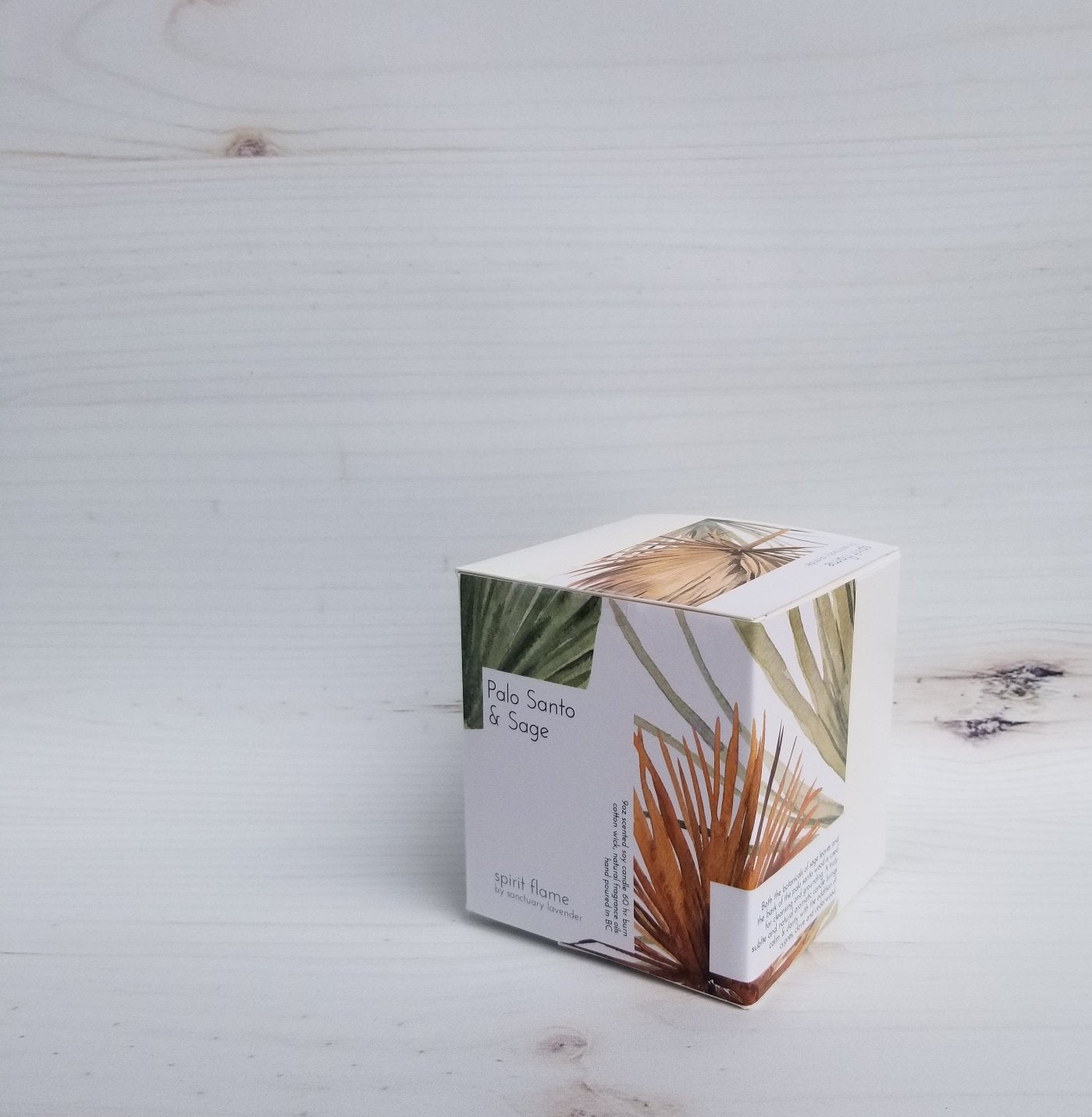 Spirit Flame Soy Candle Palo Santo and Sage